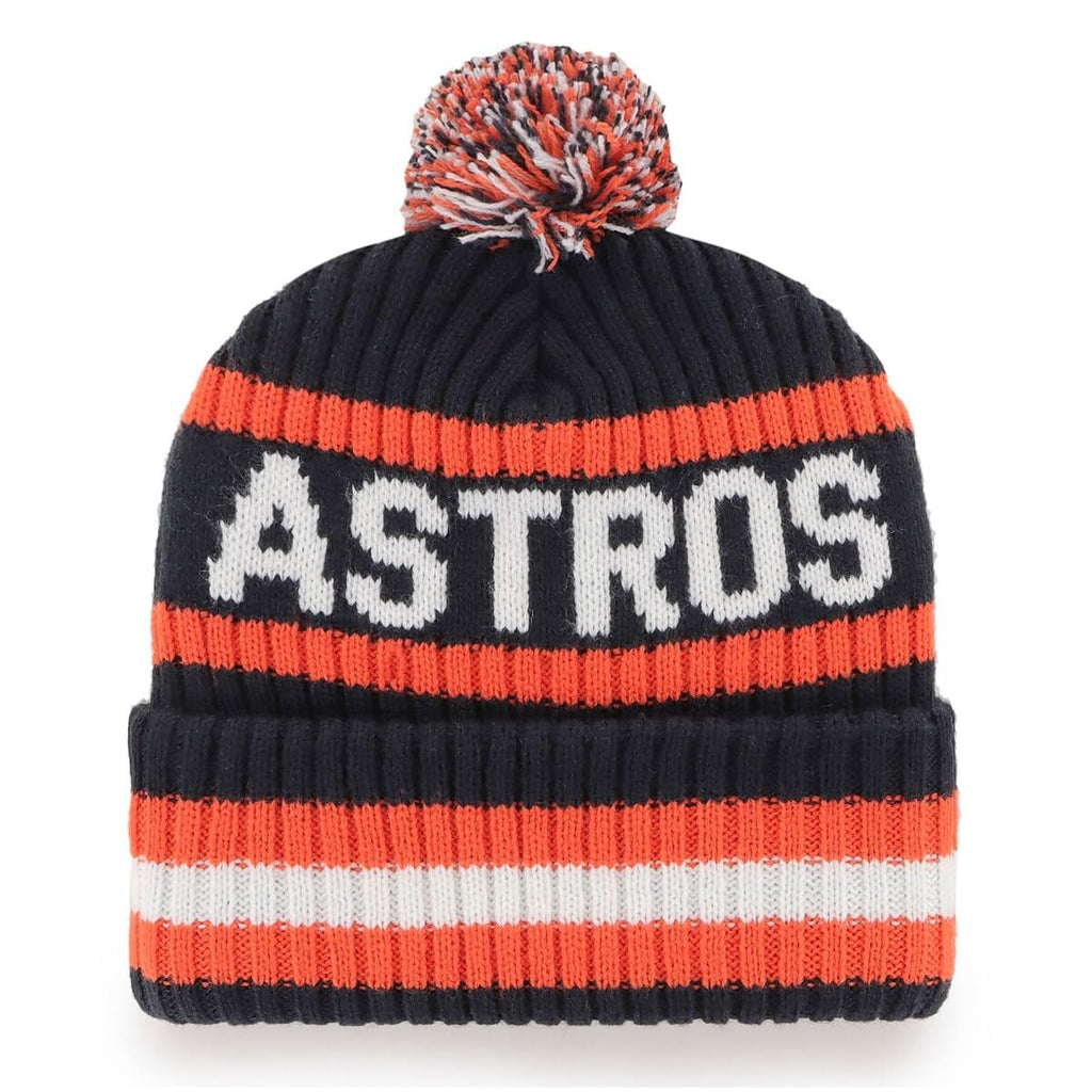 47 NHL Unisex-Adult Team Color Officially Licensed Primary Logo Bering Sport Knit Cuffed Pom Beanie Cold Weather Hat