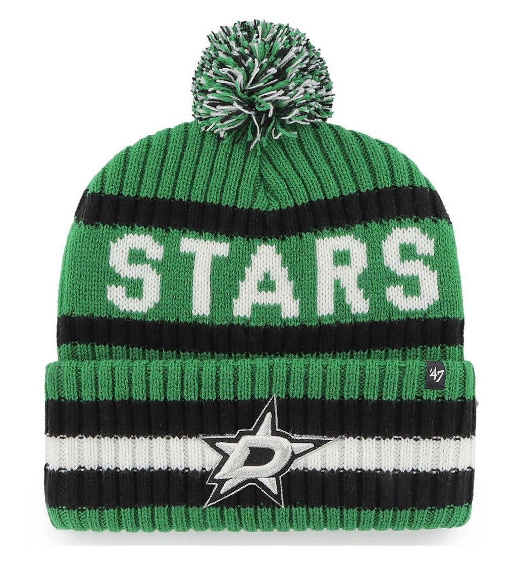 47 NHL Unisex-Adult Team Color Officially Licensed Primary Logo Bering Sport Knit Cuffed Pom Beanie Cold Weather Hat